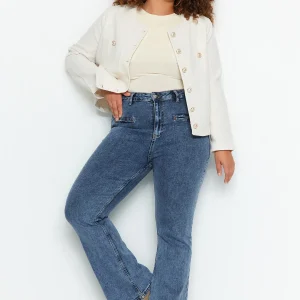 Wide Leg Plus Size Denim